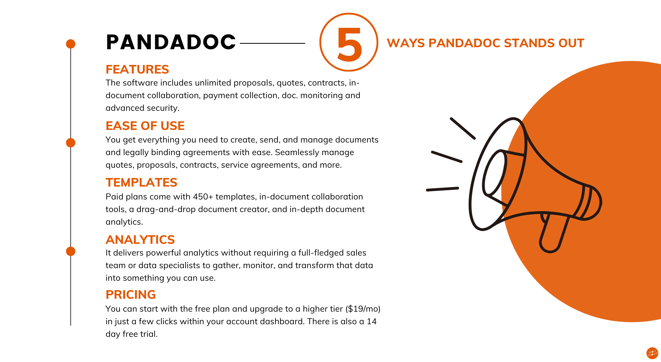 Examples of Saas demo's from Pandadoc, Hubspot & Salesforce
